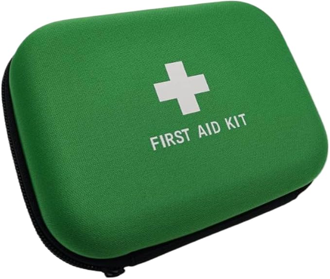 First Aid Hard Case Empty, First Aid Hard Case First Aid EVA Hard Red Medical Bag for Home Health First Emergency Responder Camping Outdoors (Green)