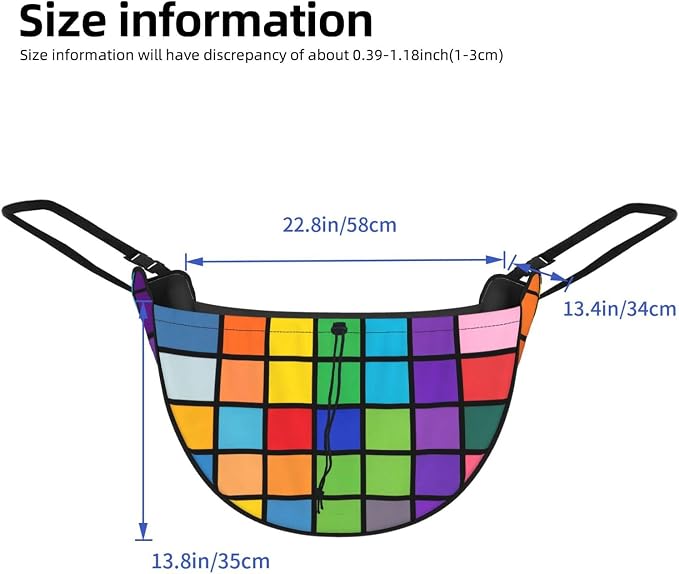 Filled Grid Car Seat Organizer-Backseat Storage Bag for Travel | Waterproof Durable. Holds Snacks Gear Essentials. Fits Most Cars.