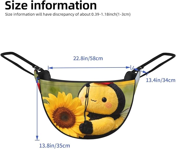 Honeybee Car Seat Organizer-Backseat Storage Bag for Travel | Waterproof Durable. Holds Snacks Gear Essentials. Fits Most Cars.