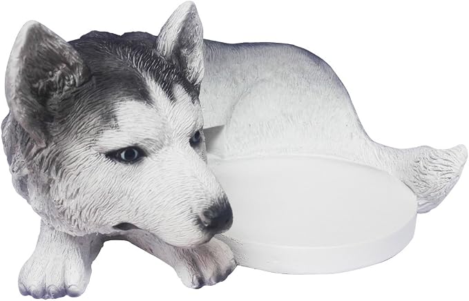 Husky Dog Crafted Statue Camera Holder Stand Guard Station for YI Dome Camera