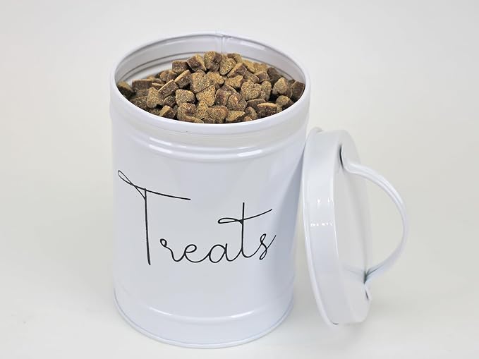 Midlee Metal Cat Food Storage Container - Treats