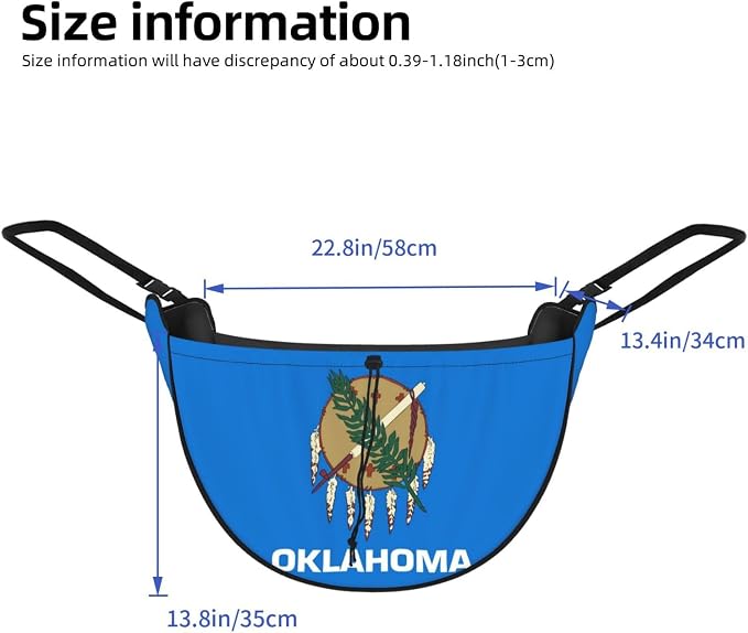 Oklahoma State Flag Car Seat Organizer-Backseat Storage Bag for Travel | Waterproof Durable. Holds Snacks Gear Essentials. Fits Most Cars.