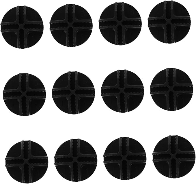 PET Cage Buckles 12 Pack Black Plastic Connectors for Closets | Simple Installation, Sturdy Build, Portable Storage, Easy to Store, DIY Accessories for Home Use
