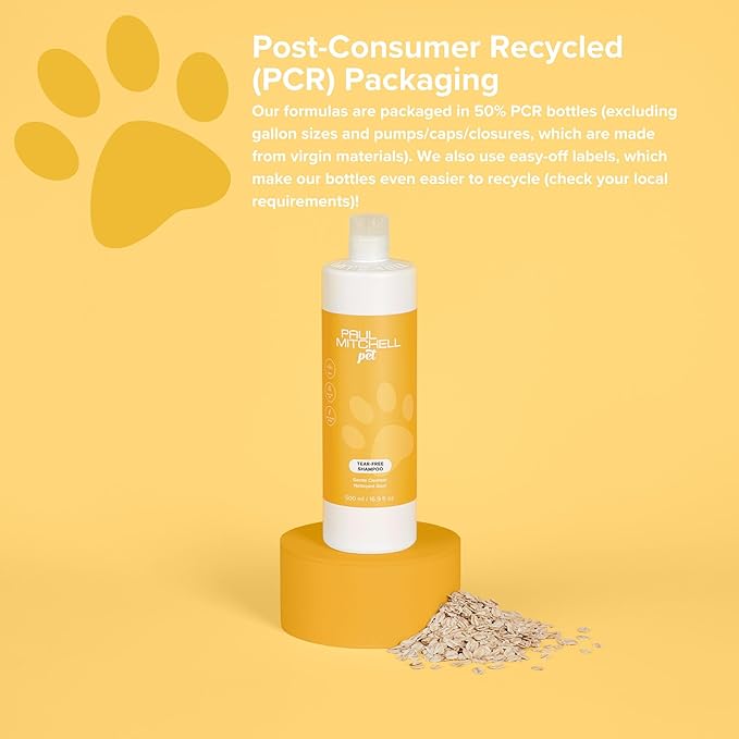 Paul Mitchell Pet Tear-Free Shampoo, Gentle Cleanser, 16.9 fl oz