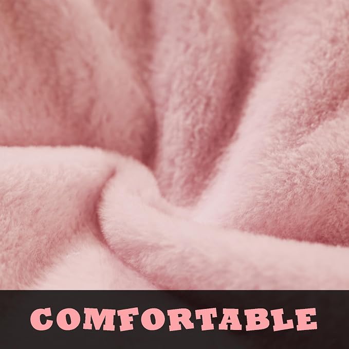 LPMOERA Fluffy Faux Fur (No Filler) Stuffed Animal Bean Bag Storage Covers for Kids Snow Grey