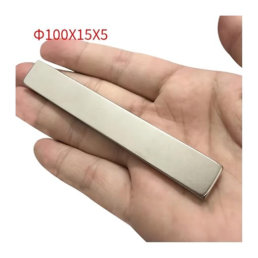 Neodymium Rectangle 100x15x5mm Magnetic Rare Earth Magnetic Strip Magnets(100x15x5mm (1pc))