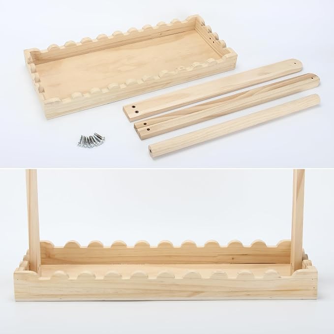 Wooden Baby Clothing Rack for Toddler, Baby Shower Crate Closet, Baby Storage Crate with Hangers, Pets Clothes Rack with Storage Box & Hanging Rod for Dogs Cats, Newborn Gifts Basket (Garden)
