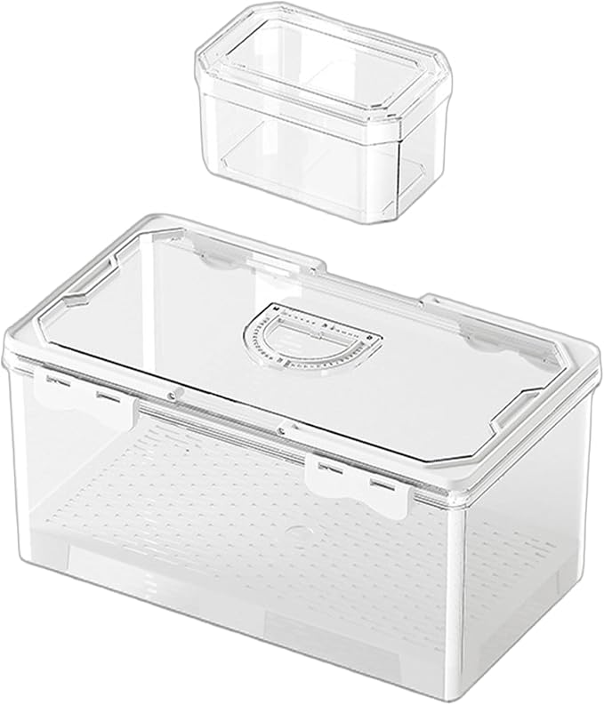 Transportable Hand Carry Food Storage Container Produced from PET Exemplary for Daily Commuting Outdoor Picnics and Home Organization
