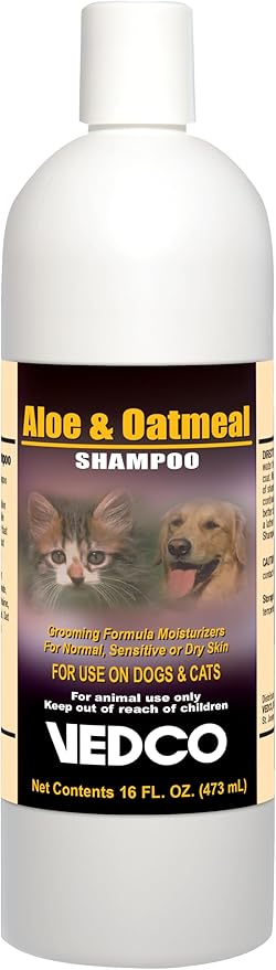 Vedco Aloe & Oatmeal Shampoo for Dogs and Cats, 16oz
