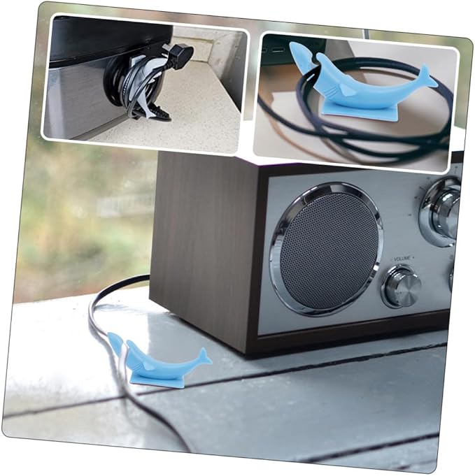2pcs Electric Cord Organizers Modern Design Silicone Cable Holder for Home Office Cord Management Winder
