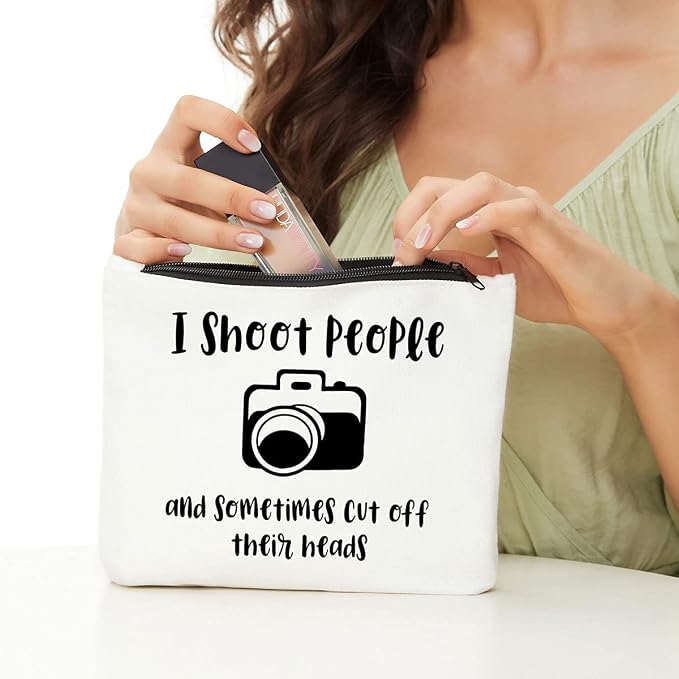 Photography Lovers Gifts Makeup Bag, Funny Photographer Gift Cosmetic Bag | Christmas Birthday Graduation Editor Gifts for Women Photographer Photography lover Videographer Travel Toiletry Bags