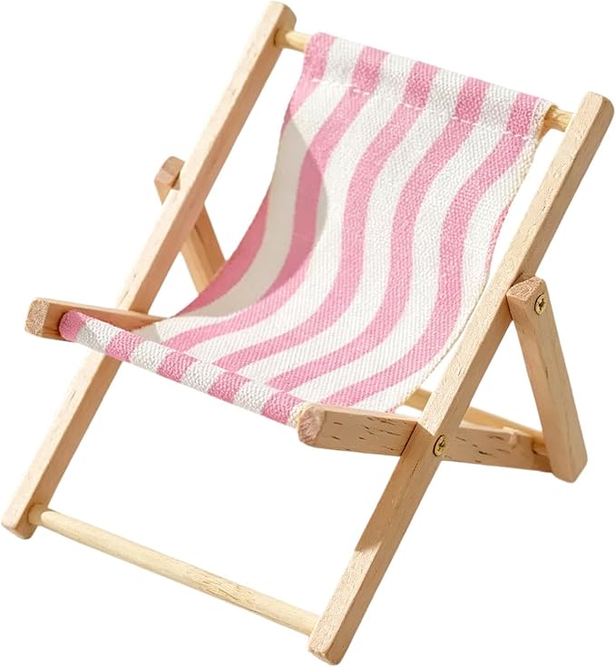 Small Pet Lounge Chair Recliner – Habitat Furniture Decor | | Mini Wooden Resting Bed For Guinea Pigs, Hamsters & Bunny; Cute Cage Accessary & Lounge Sofa For Small Animal Enclosure