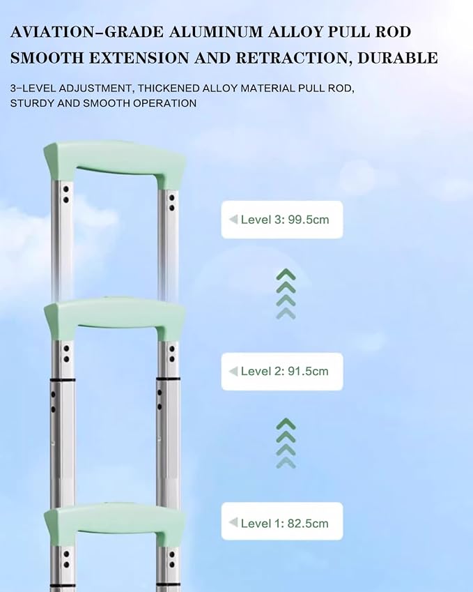 Collapsible Wheeled Crate with Lid,Folding Utility Cart Portable Rolling Crate Handcart,asket on 4 Rotate Wheels,Can Climb Stairs,Heavy Loads and Easy Storage White 40x43.5x101cm (Ladder Version)
