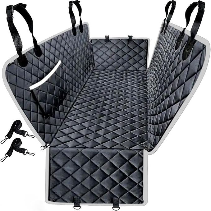 LuckyFlu Car Backseat Pet Seat Cover for VW Caddy Panel Van 2015-2020, Waterproof Scratch-Proof Non-Slip Pet Car Hammock, Vehicle Pet Travel Accessory