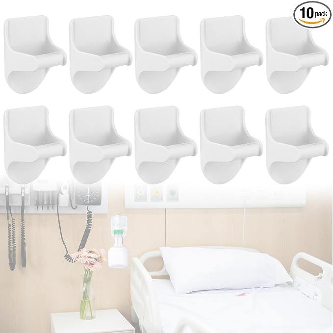 Spray Bottle Hangers - Mist Bottle Hooks for Clinic, Dental Offices, Pet Center, School, Wall-Mount, 10 Pcs