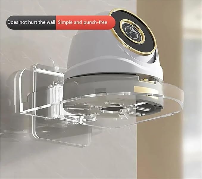Camera Shelf 20-Count High-Load Camera Tray for Surveillance Setups – Must-Have Monitoring Security Parts(Transparent)