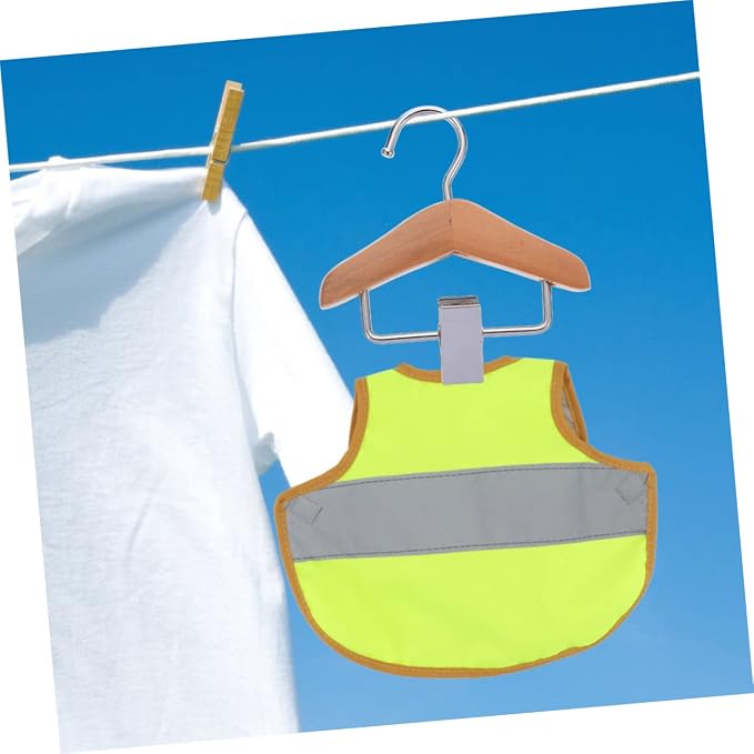 Happyyami 2pcs Dog Hangers Pet Clothes Hanger Rack for Dogs Cat Organizer Skirt Hanging Clip for Pants