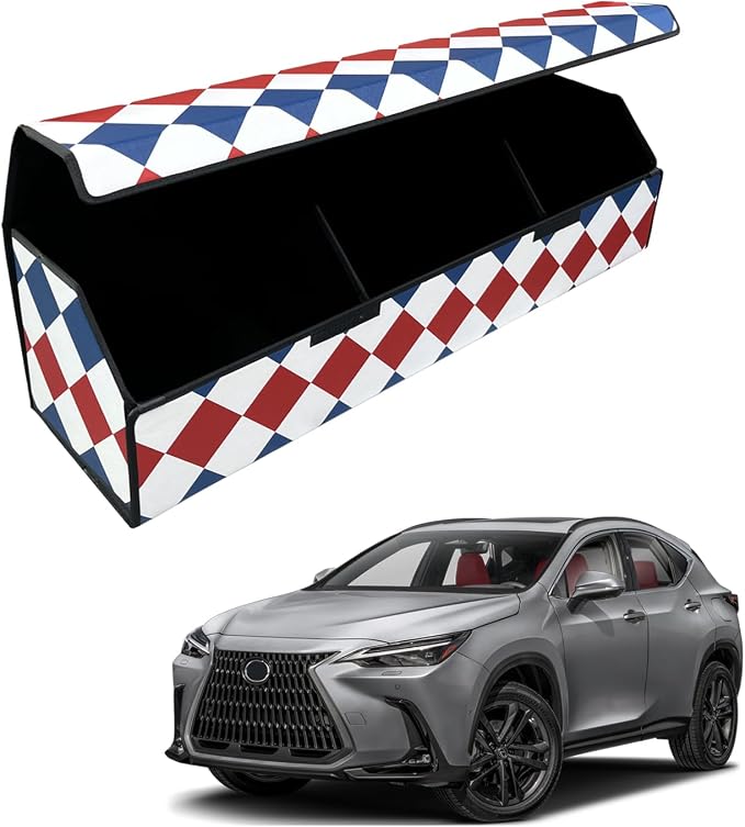 Car Trunk Organizer for For NX 450h+ - Custom Fit,Easy Installation，Large Space Outdoor Trunk Organizer with Leather,Hook and Loop Fastener,4-Layer Cover,For NX 450h+ 2022-2025