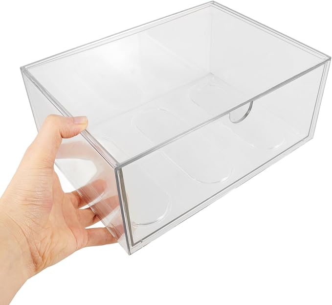 Portable Desktop Drawer Organizer Box with Pet Material, Simple Appearance, Organizes Items and Keeps Tidy for Office and Bathroom Use