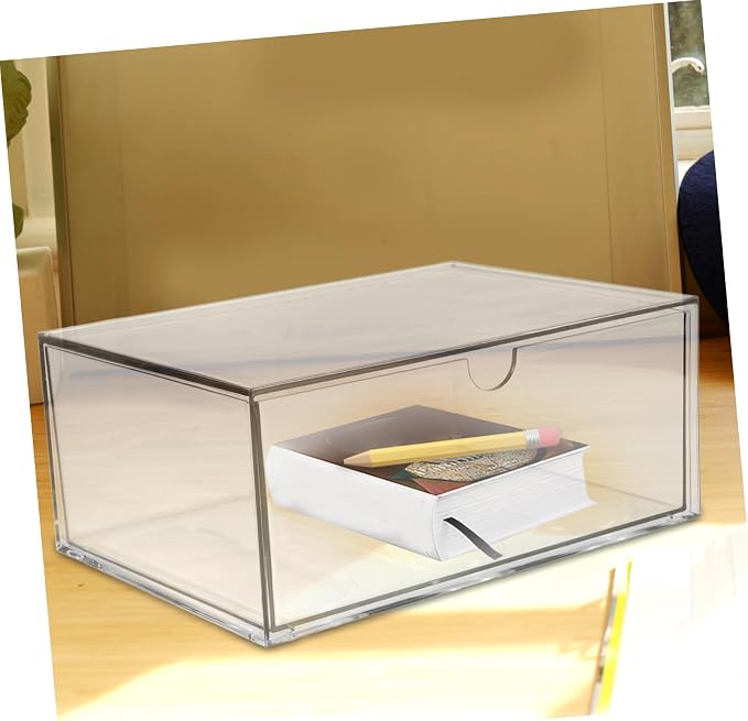 Veemoon Desk Organizer Drawer Type Storage Box Compartment Storage Case for Makeup Stationery and Office Supplies Efficient Categorization Adequate Space and Easy Cleaning