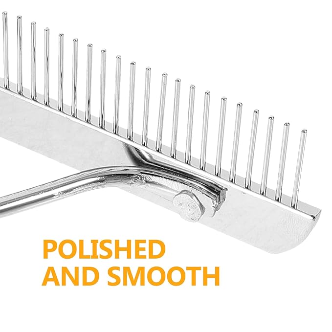 Balacoo 3 Pcs Undercoat Rake for Dogs - Pet Horse Hair Comb, Horse Brush Steel Comb for Hair, Pet Grooming Brush Set, Long Haired Grooming Tool Set for Large Dog Cat