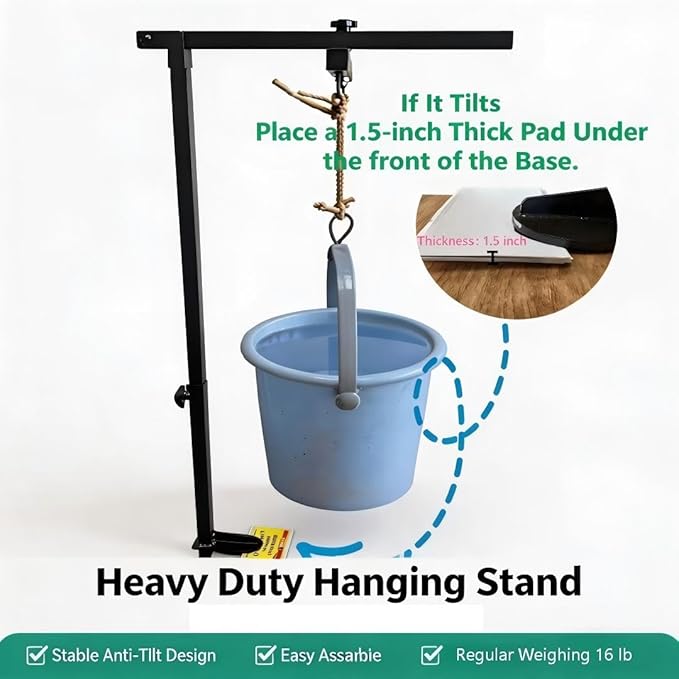 360 Rotatable Dog Grooming Arm with Clamp,Foldable Adjustable Height Dog Grooming Table Arm with Hammock and Restraint Dog Leashes,Pet Grooming for Small Medium Dogs at Home or Salon