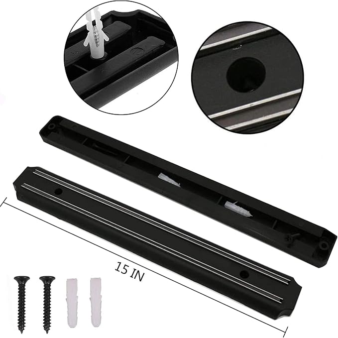 Magnetic Knife Holder 15in Magnetic Knife Strip for Wall, Powerful Magnetic Knife Rack, Securely Hang Knives on Multipurpose Tool Holder
