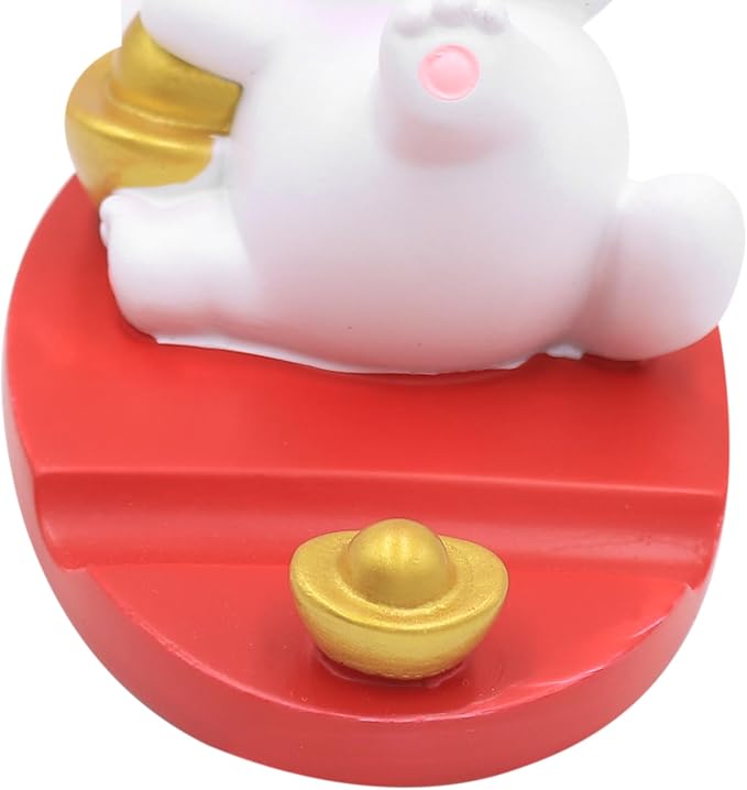 Cute Cat Phone Holder Desk Ornament Kawaii Phone Stand Universal Desk Phone Stand for All Mobile Smartphones Tablets