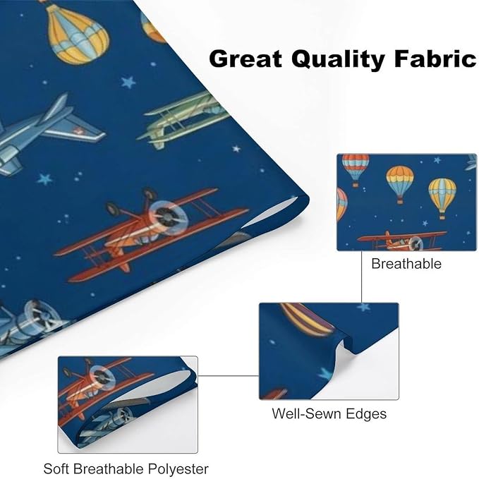 Pet Scarf for Small and Large Dogs Party Supplies, Casual Daily Use, Washable Cartoon Airplanes Lightweight Pet Fashion Accessories