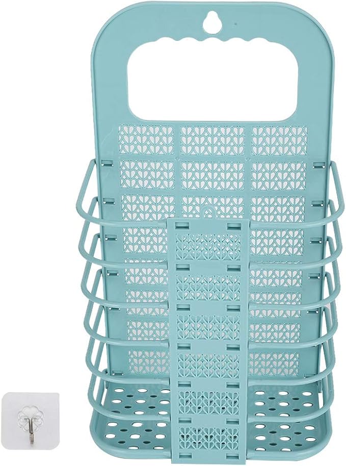 AYNEFY Feeding Supplies Basket Foldable Wall Mounted Feeder Foldable Hanging Feeder with Sticking Hook for Chickens Rabbits Guinea Pigs Chinchillas Hamsters Chicken Vegetable