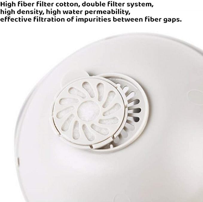 Pet Water Dispenser for Dogs and Pets Gravity Automatic Waterer Feeder Water Drinking Fountain for Small or Medium Size Dogs Cats (Green)