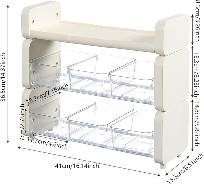 Colorful Teas Bag Organizers Shelf Teas Bag Organizers Portable Stand Rack with Easy Identification Features Home Organization