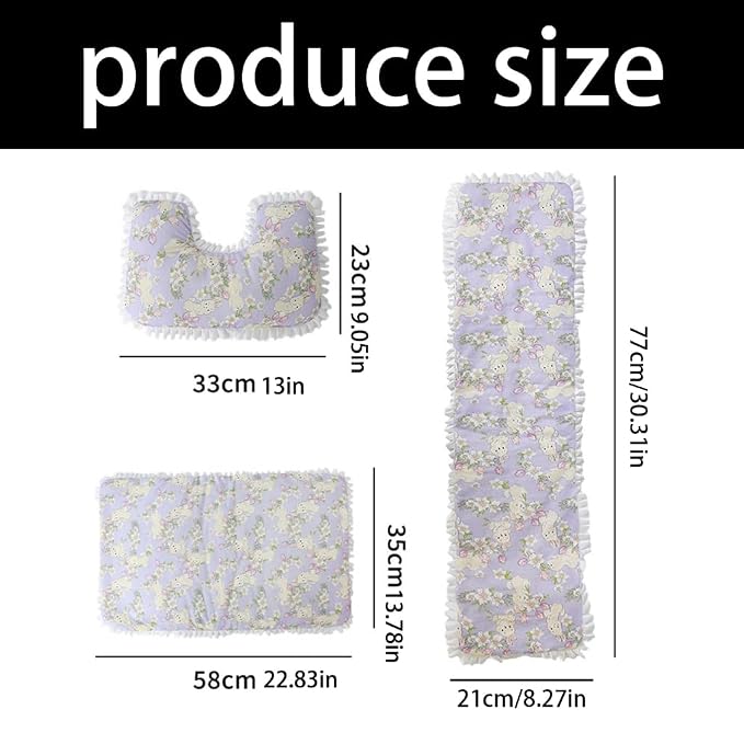 Plush Pet Stroller Pad, Removable Quilted Cotton Liner with Raised Anti Slip Edges Compatible with Dog Cart Strollers, Washable Traveling Cushion for Cats Puppies