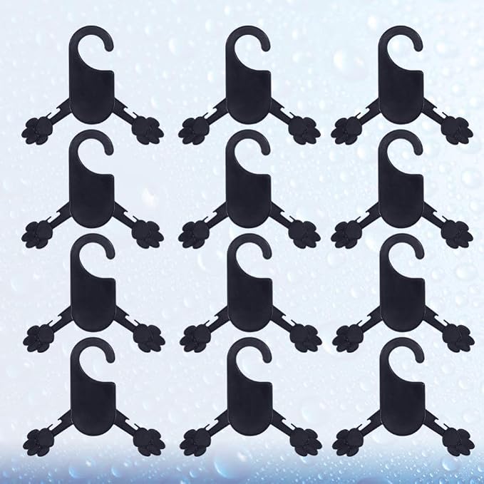 Cabilock 12pcs Pet Clothes Hanger Rack for Cats and Dogs Costume Organizer for Easy Storage and Drying for Home Use