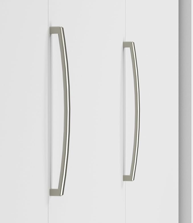 Bestar Queen Murphy Bed, White, Claremont, 65W | Dual piston mechanism; for guest room or multipurpose space