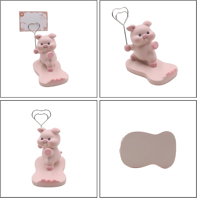 Cute Cat Phone Stand Cartoon Animal Pig Dog Phone Holder Desktop Phone Holder Stand Compatible with all Phones Cute Animal Desk Ornament