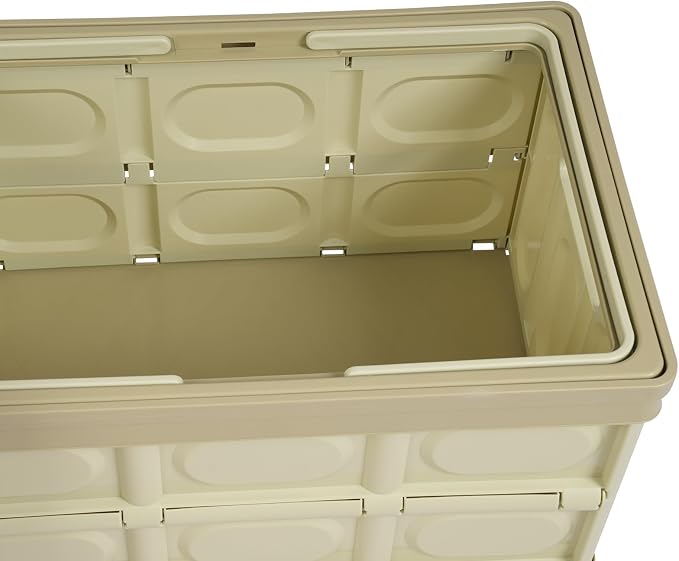 Foldable Crate Cart, 14.53 Gal Portable Wheeled Tote Basket Shopping Storage Trolley Case with 4 360° Rotatable Wheels & Long Handle Capacity 35 Kg/77.16 Lbs for Both Outdoor and Indoor (Green)
