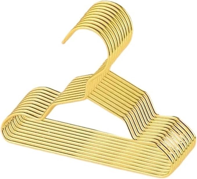 Heavy Duty Kids Child Clothes Hangers, Metal pet Storage Wardrobe Portable Rack Apparel, Clothes Hangers with Non-Slip Shoulder Notches, for Suit, Jacket, Shirt, Dress & Pants