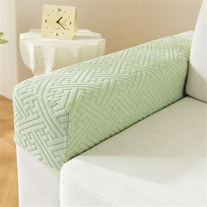 Sofa Arm Covers Set of 2 Squared, Non-Slip Arm Covers Protector for Dogs, Cats, Pets, Couch Armchair (A Dark Gray)