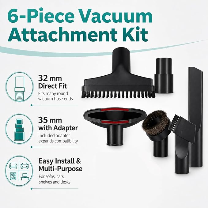 Vacuum Attachments Kit for Oreck U2000RB-1