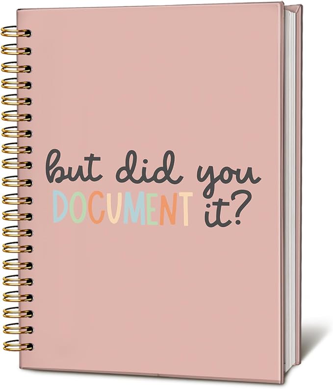 LIANGW But Did You Document It Funny Pink Notebooks for Work | Funny Work Gifts for Coworkers & Boss, Coworker Office Gifts for Men Women, Funny Office Supplies, Fun Notebooks 5.5x8.3 In