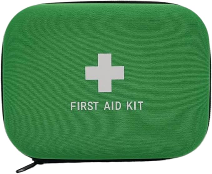 First Aid Hard Case Empty, First Aid Hard Case First Aid EVA Hard Red Medical Bag for Home Health First Emergency Responder Camping Outdoors (Green)