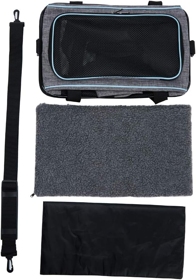 Vceoa 19"x12"x12" Pet Carrier for Cats | Toy of Fabric Pet Home
