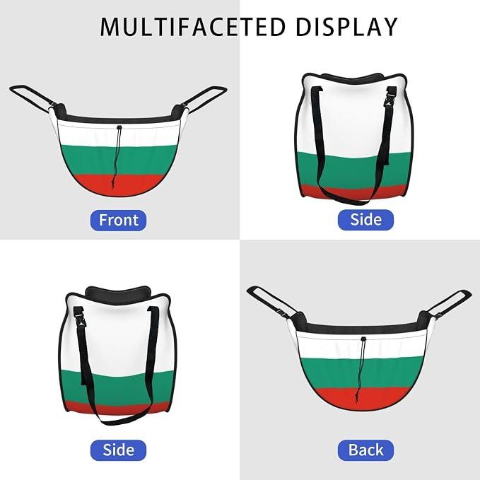 Flag of Bulgaria Car Seat Organizer-Backseat Storage Bag for Travel | Waterproof Durable. Holds Snacks Gear Essentials. Fits Most Cars.