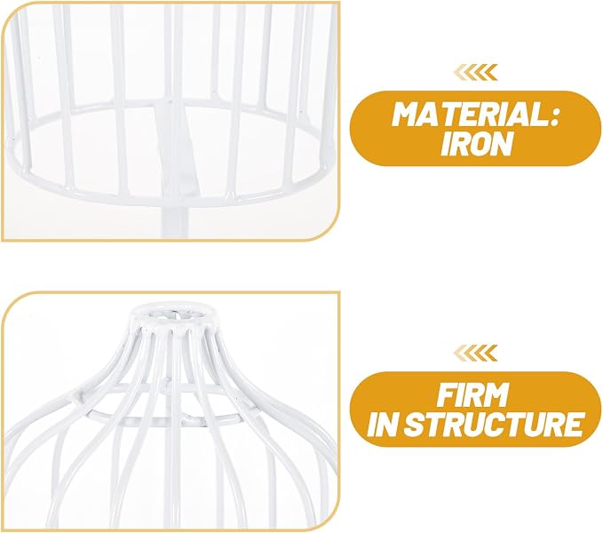 Hemobllo Sturdy and Flexible Iron White Pet Clothes Hanger for Dogs and Cats Clothing Display Rack with Unique Design, Suitable for Indoor and Outdoor Use, and Infants Apparel