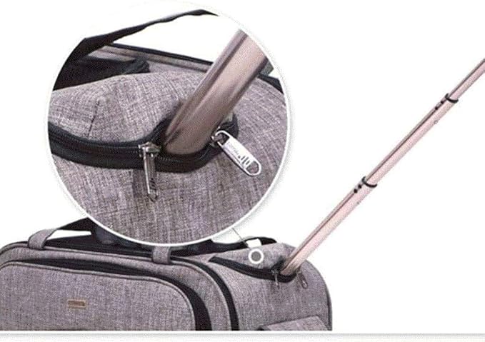 Pet Car, Rolling Backpack Puppy Wheels Luggage Bag for Dogs Small Animal Size:，66 * 32 * 38cm