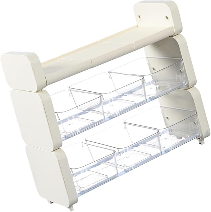 Colorful Teas Bag Organizers Shelf Teas Bag Organizers Portable Stand Rack with Easy Identification Features Home Organization