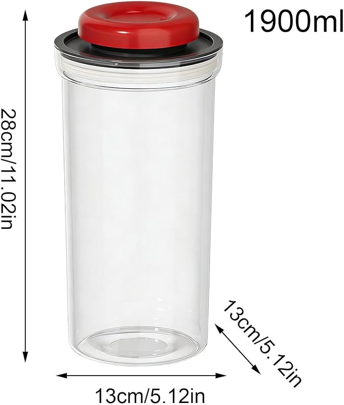 Cereal Containers Storage Stackable Leakproof Large Canister | Airtight Containers for Food Storage for Kitchen Pantry Cabinet Counter Fridge Organization Flour Sugar Rice Snack