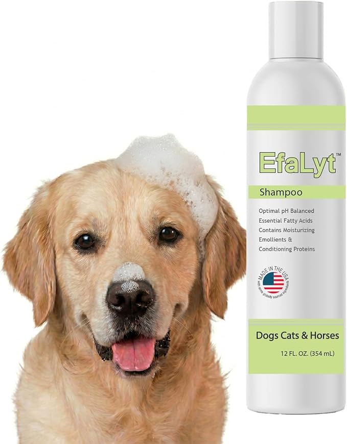 Pet Shampoo and Cream Rinse Set, Hypoallergenic Formula with Essential Fatty Acids, Natural Moisturizing for Pets, 12 fl oz (Cream Rinse)