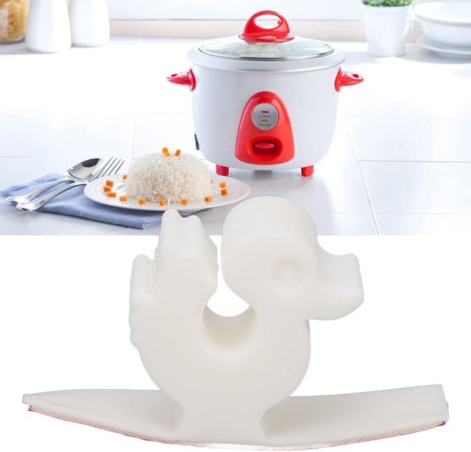 Cord Organizer Appliance Cable Duck Shaped Silicone Cable Keeper for Beauty Salon Home Kitchen Office (White)